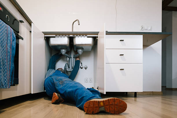 Professional Drain Cleaning technician working in Homer, LA